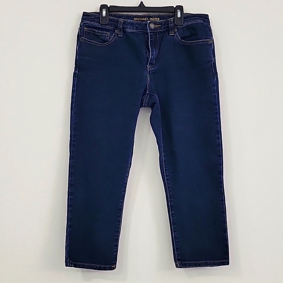 Michael Kors Pants - Michael Kors  Womens Skinny Capri Jeans 6 Blue Mid Rise
